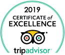 Darby O'Gill Day Tours 2018 TripAdvisor Certificate of Excellence