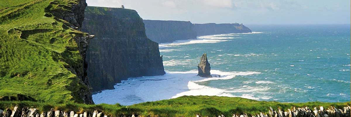 The spectacular Cliffs of Moher on the Wilds Atlantic Way